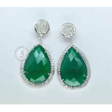 CZ Pave Earring Wholesale Gemstone Earring